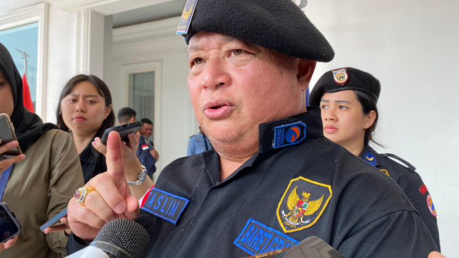 Sekjen Partai NasDem Hermawi Taslim di Akademi Bela Negara (ABN) Partai NasDem