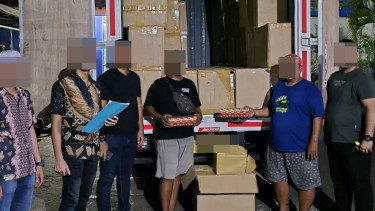 Bea Cukai dan Polri gagalkan pengiriman rokok ilegal