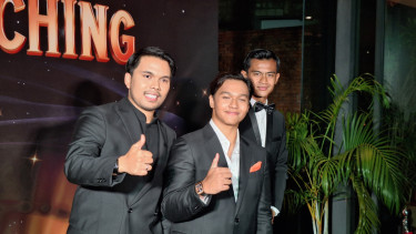 Pratama Arhan, Muhammad Hakim, dan Thariq Halilintar 