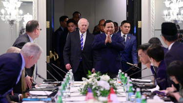 Presiden Prabowo Subianto  melakukan pertemuan dengan The United States Indonesi