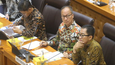 Menteri Perindustrian Agus Gumiwang Kartasasmita