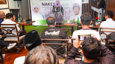 Cagub Jatim Khofifah Indar Parawansa.