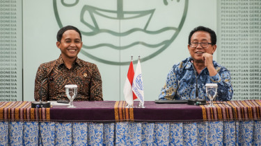 Menhut Raja Juli Antoni saat berkunjung ke Persekutuan Gereja-gereja Indonesia