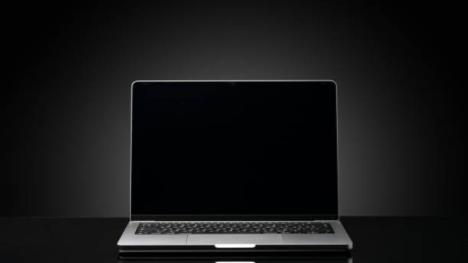 ilustrasi laptop mode sleep