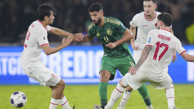 Indonesia vs Arab Saudi di Laga Kualifikasi Piala Dunia 2026
