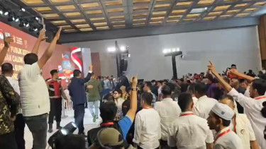 Debat publik pasangan calon Gubernur dan wakil gubernur Aceh ricuh saat debat ketiga. (ist)
