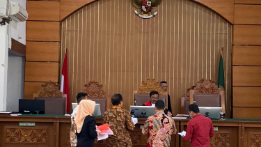 Sidang penyerahan bukti dari kubu Tom Lembong dan Kejagung di PN Jaksel
