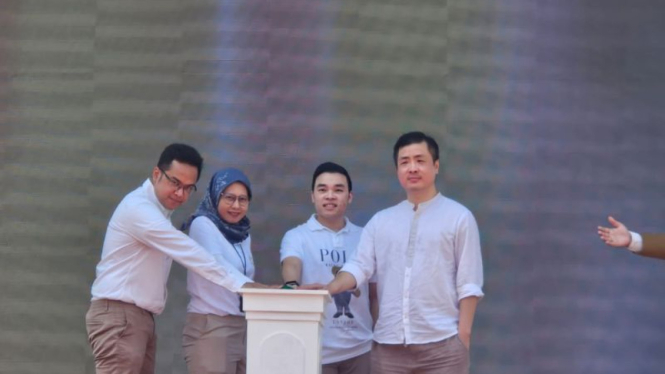 Groundbreaking pembangunan kawasan komersial East Market di GDL, Surabaya.