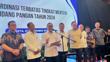 Rapat Koordinasi Terbtas Tingkat Menteri Bidang Pangan