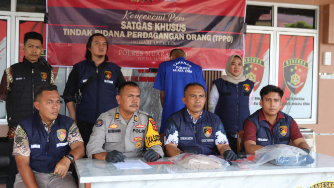 Polres Muara Enim mengungkap kasus tindak pidana perdagangan orang (TPPO) dan mengamankan satu tersangka.