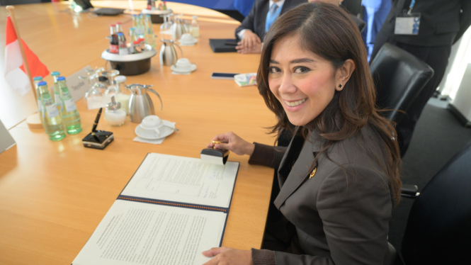 Menteri Komunikasi dan Digital, Meutya Hafid.