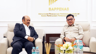Gubernur Lemhannas RI Ace Hasan Syadzily dan Kepala Bappenas Rachmat Pambudy