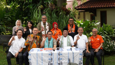 Cagub-Cawagub Jakarta Nomor Urut 3, Pramono Anung-Rano Karno Bersama Tim Pemenangan