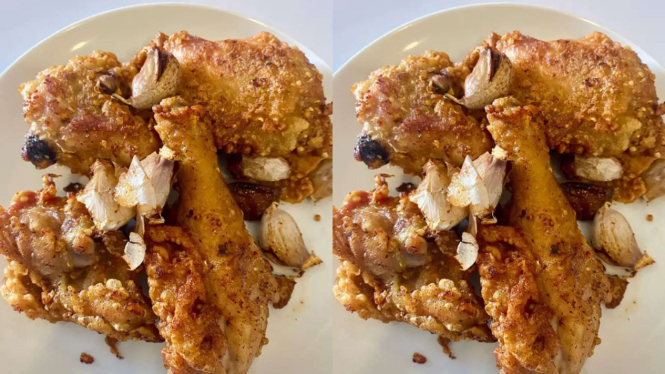 Ayam goreng bawang putih 
