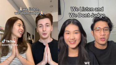 Tren 'We Listen, We Don't Judge' viral di media sosial