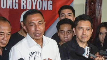 Pasangan cagub dan cawagub Gubernur nomor urut 2, Dharma Pongrekun-Kun Wardana