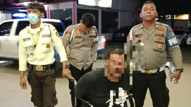 Aipda Nikson Pangaribuan alias Ucok ditangkap karena membunuh ibunya