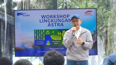 Head of Corcom Astra International, Boy Kelana dalam Workshop Lingkungan Astra