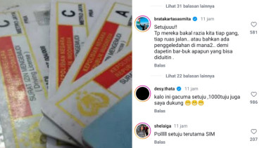 Anggota DPR usulkan SIM dan STNK berlaku seumur hidup, warganet kompak setuju