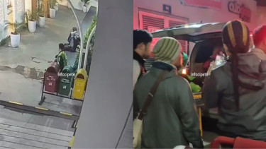 Detik-detik pengemudi ojol meninggal di SPBU Cipete Jakarta Selatan