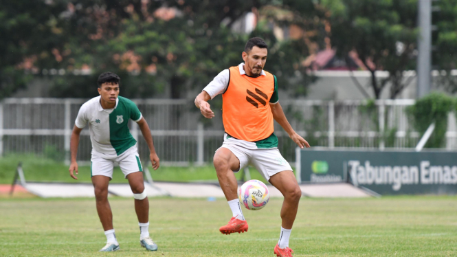 PSMS Medan saat melakoni sesi latihan jelang menghadapi FC Bekasi City.(dok PSMS Medan)