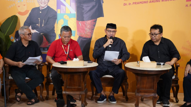 Ketua Tim Pemenangan Pramono-Rano, Lies Hartono alias Cak Lontong (Dok. Istimewa)