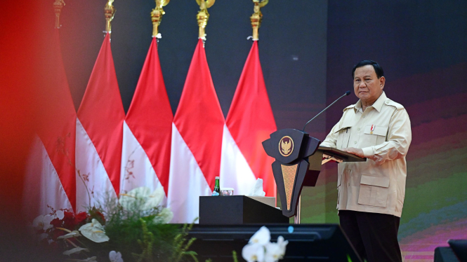 Presiden Prabowo Hadiri Kasatwil Polri 2024