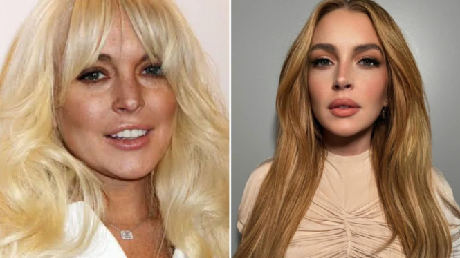 Lindsay Lohan dulu dan sekarang