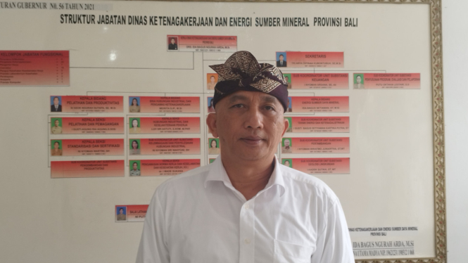 Kepala Dinas Ketenagakerjaan dan ESDM Provinsi Bali Ir. Ida Bagus Setiawan