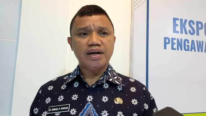 Kadis Tenaga Kerja Sumut, Ismail P Sinaga.(B.S.Putra/VIVA)