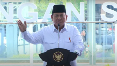 Presiden RI Prabowo Subianto meresmikan terowongan Istiqlal-Katedral.