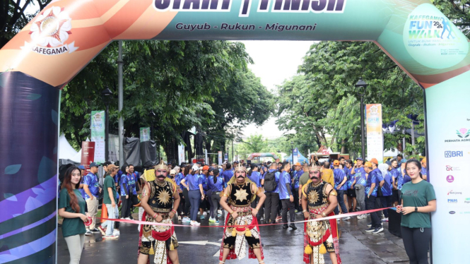 BRI mendukung Kafegama Fun Walk 2024