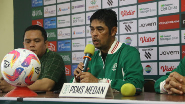 Pelatih Kepala PSMS Medan, Nilmaizar.(dok PSMS)