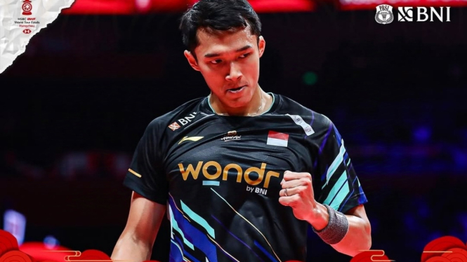 Tunggal putra Indonesia Jonatan Christie