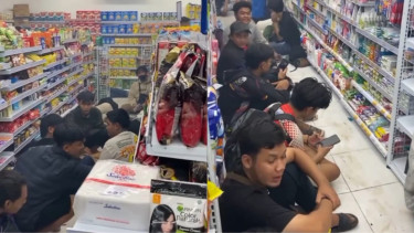 Viral Komunias Klub Motor Istirahat di Minimarket, Alhasil Toko Nombok Rp4 Juta