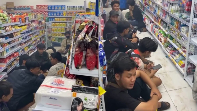 Viral Komunias Klub Motor Istirahat di Minimarket, Alhasil Toko Nombok Rp4 Juta