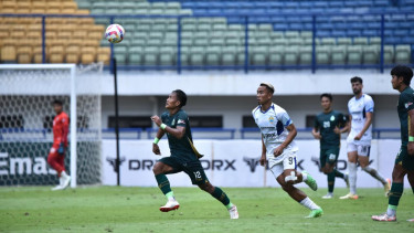 PSKC Cimahi vs Persikabo 1973 di Stadion Gelora Bandung Lautan Api, Bandung 
