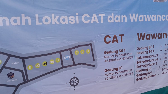 Lokasi tes CAT dan Wawancara PPIH 2025 di Asrama Haji Pondok Gede, Jakarta
