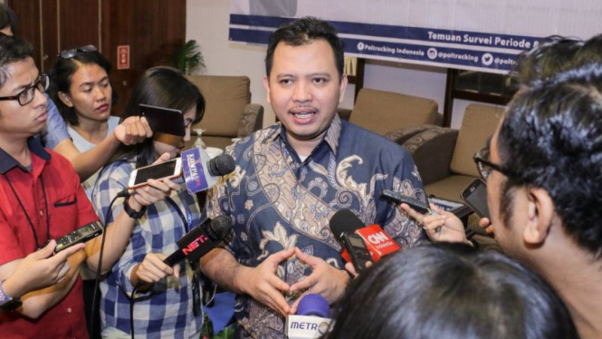 Direktur Eksekutif Poltracking Indonesia Hanta Yudha.