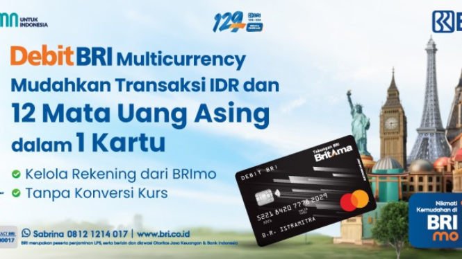 Debit BRI Multicurrency
