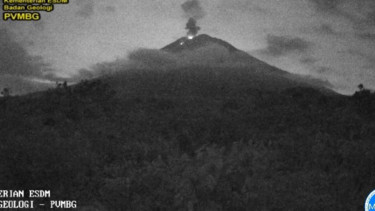 Erupsi Gunung Semeru.