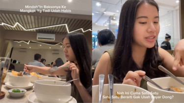 Viral! TikToker Ini Pesen 5 Porsi Bakso, Ngaku Gak Enak dan Minta Gratisan