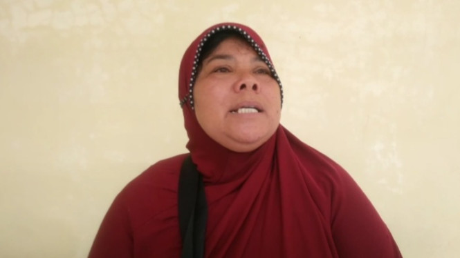 Istri korban, Dumaria Simangunsong.(B.S.Putra/VIVA)