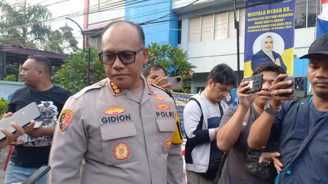 Kapolrestabes Medan Kombes Pol. Gidion Arif Setyawan.(B.S.Putra/VIVA)