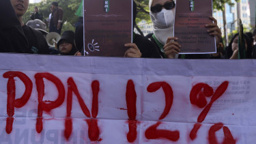 Aksi Demo Mahasiswa Tolak Kenaikan PPN 12 Persen