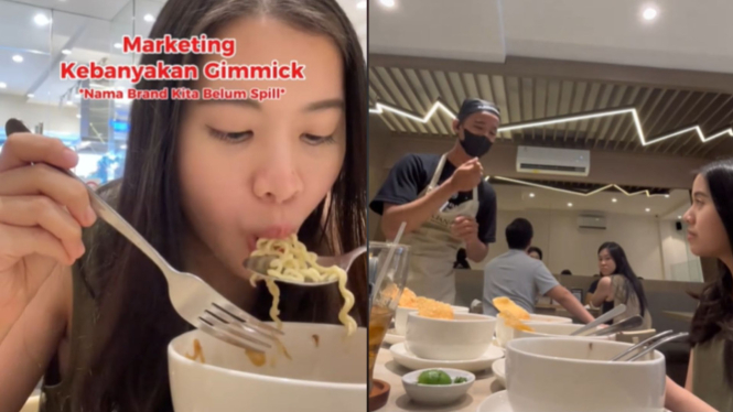 TikToker Uji Gimmick Marketing Restoran