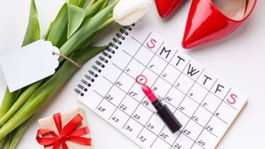 Ilustrasi tanggal cantik/kalender