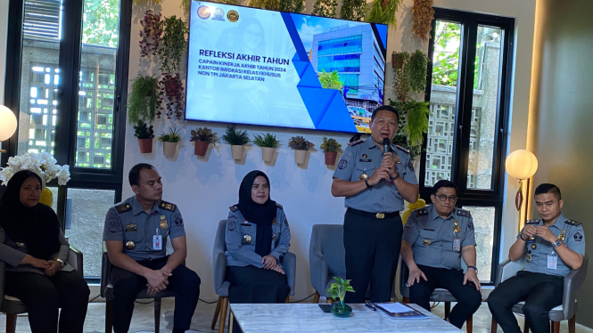 Acara refleksi akhir tahun 2024 Imigrasi Jakarta Selatan
