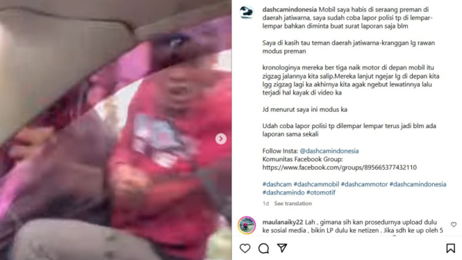 Viral! Pengendara Motor di Bekasi Kejar dan Pukul Kaca Mobil di Jatiwarna Bekasi