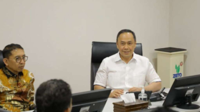 Founder ESQ Corp, Ary Ginanjar Agustian bersama Menteri Kebudayaan RI 